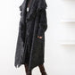 Women Autumn Artsy Tassel Shawl Collar Wool Sweater Coat