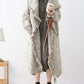 Women Autumn Artsy Tassel Shawl Collar Wool Sweater Coat