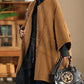 Women Autumn Casual Solid Warm Corduroy Padded Coat