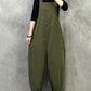 Women Casual Solid Cotton Loose Jumpsuits