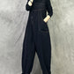 Women Casual Solid Cotton Loose Jumpsuits