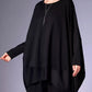 Women Winter Casual Solid Long Sleeve O-Neck Dress