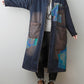 Women Autumn Vintage Patchwork Denim Padded Coat