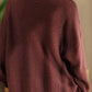 Women Autumn Casual Half Turtleneck Knit Pullover Sweater