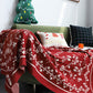 Chirstmas Winter Cartoon Knit Soft Blanket