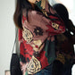 Women Autumn Casual Flower O-Neck Pullover Cotton Sweatshirt