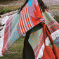 Women Ethnic Colorful Knit Tassel Travel Warm Shawl Scarf