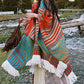 Women Ethnic Colorful Knit Tassel Travel Warm Shawl Scarf