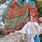 Women Ethnic Colorful Knit Tassel Travel Warm Shawl Scarf