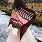 Women Ethnic Colorful Knit Tassel Travel Warm Shawl Scarf