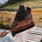 Women Ethnic Colorful Knit Tassel Travel Warm Shawl Scarf