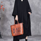 Women Winter Casual Stripe V-Neck Loose Padded Dress