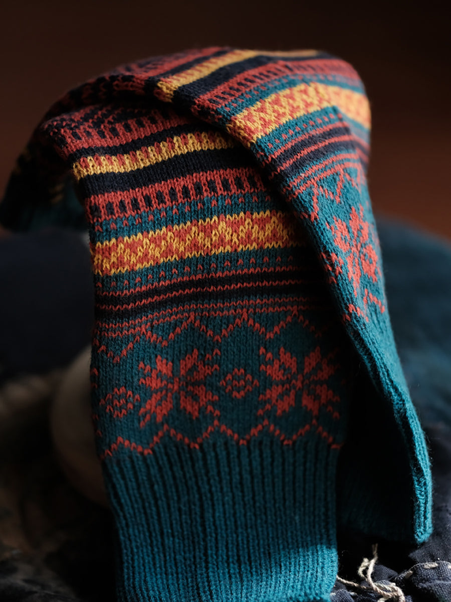 Ethnic Winter Warm Knit Oversleeve