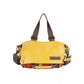 Women Retro Leather Spliced Crossbody Bag