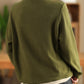 Women Winter Casual Colorblock Half-Turtleneck Sweatshirt