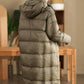 Women Winter Casual Hooded Long Down Coat