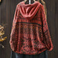 Women Autumn Casual Knit  Hooded Sweater