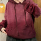 Women Winter Casual Color Gradation Hooded Sweatshirt