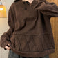 Women Winter Casual Pure Color O-Neck Sweatshirt