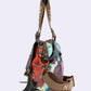 Women Retro Leather Flower Crossbody Bag Shoulde Bag