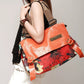 Women Retro Leather Flower Crossbody Bag Shoulde Bag