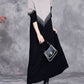 Women Autumn Artsy Colorblock O-Neck Knit Dress