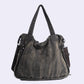 Women Casual Square Colorblock Canvas Shoulde Bag