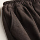 Women Winter Retro Solid Fleece-lined Harem Pants