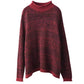 Women Autumn Casual Flower Knit  Half-Turtleneck Sweater