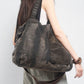 Women Vintage Canvas Spliced Handbag Shoulder Bag