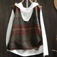 Women Casual Autumn U-Neck Flower Knit Vest