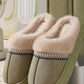 Women Winter Plush Platform Indoors Slippers