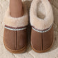 Women Winter Plush Platform Indoors Slippers