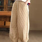 Women Winter Retro Casual Cotton Harem Pants