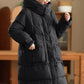 Women Winter Casual Solid Hooded Down Coat