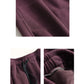 Women Winter Pure Color Fleece-lined Cotton Harem Pants