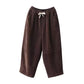 Women Winter Croduroy Fleece-lined 100%Cotton Harem Pants