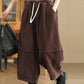 Women Winter Croduroy Fleece-lined 100%Cotton Harem Pants