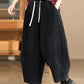 Women Winter Croduroy Fleece-lined 100%Cotton Harem Pants