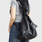 Women Fashion Soft Genuine Leather Shoulder Bag Backpack