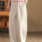 Women Winter Pure Color Thick Harem Pants