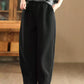 Women Winter Pure Color Thick Harem Pants