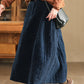 Women Autumn Casual Solid A-Shape Padded Skirt