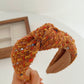 5 Pieces Women Casual Knot Woven Hair Band