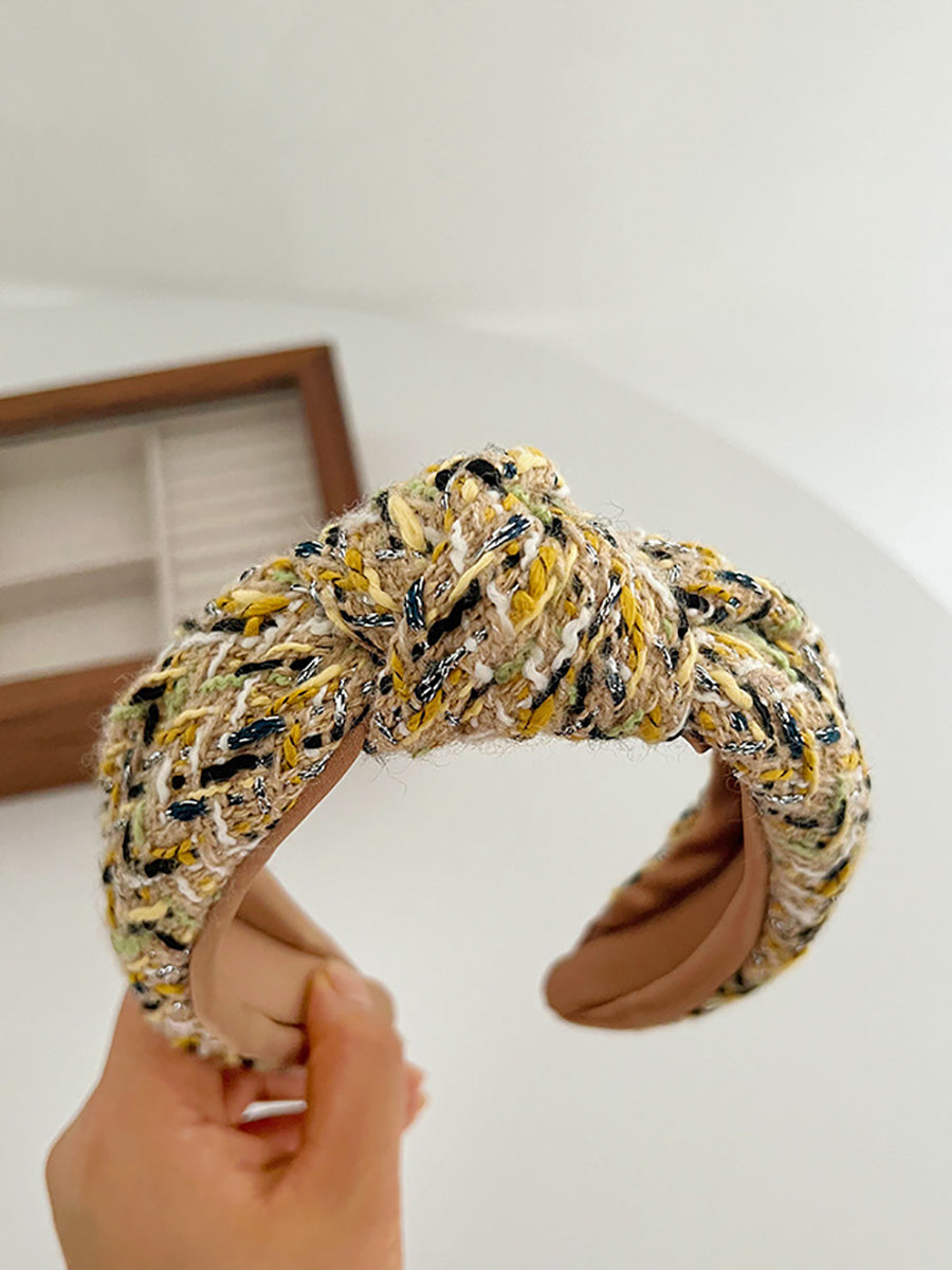 5 Pieces Women Casual Knot Woven Hair Band