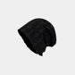 Women Vintage Cutout Dual-layer Cotton Beanie Hat