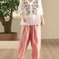 Women Summer Vintage Flower Embroidery Lace Ramie Shirt