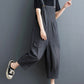 Women Summer Solid Casual Loose Denim Jumpsuits