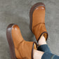 Women Winter Genuine Leather Fleece-lined Platform Boots