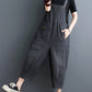 Women Summer Solid Casual Loose Denim Jumpsuits